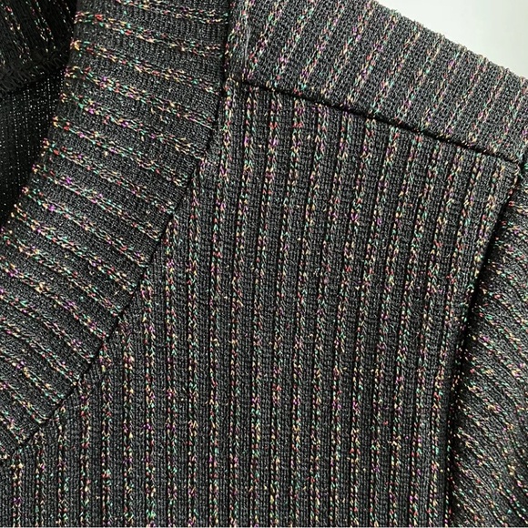 LOFT Midi Multi-Colour Shimmer Knit Dress - Picture 5 of 9